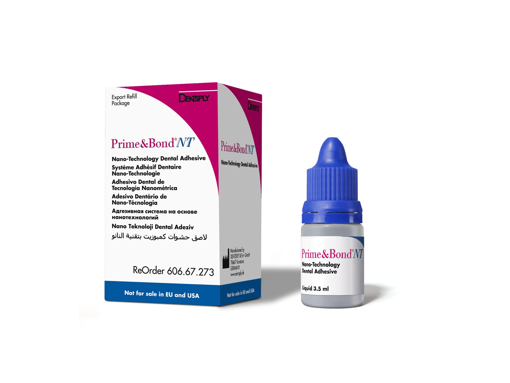 Dentsply Sirona 60667273 Prime & Bond NT Light Cure Adhesive 3.5 mL Bottle Dentsply Sirona 60667273 Prime & Bond NT Light Cure Adhesive 3.5 mL Bottle
